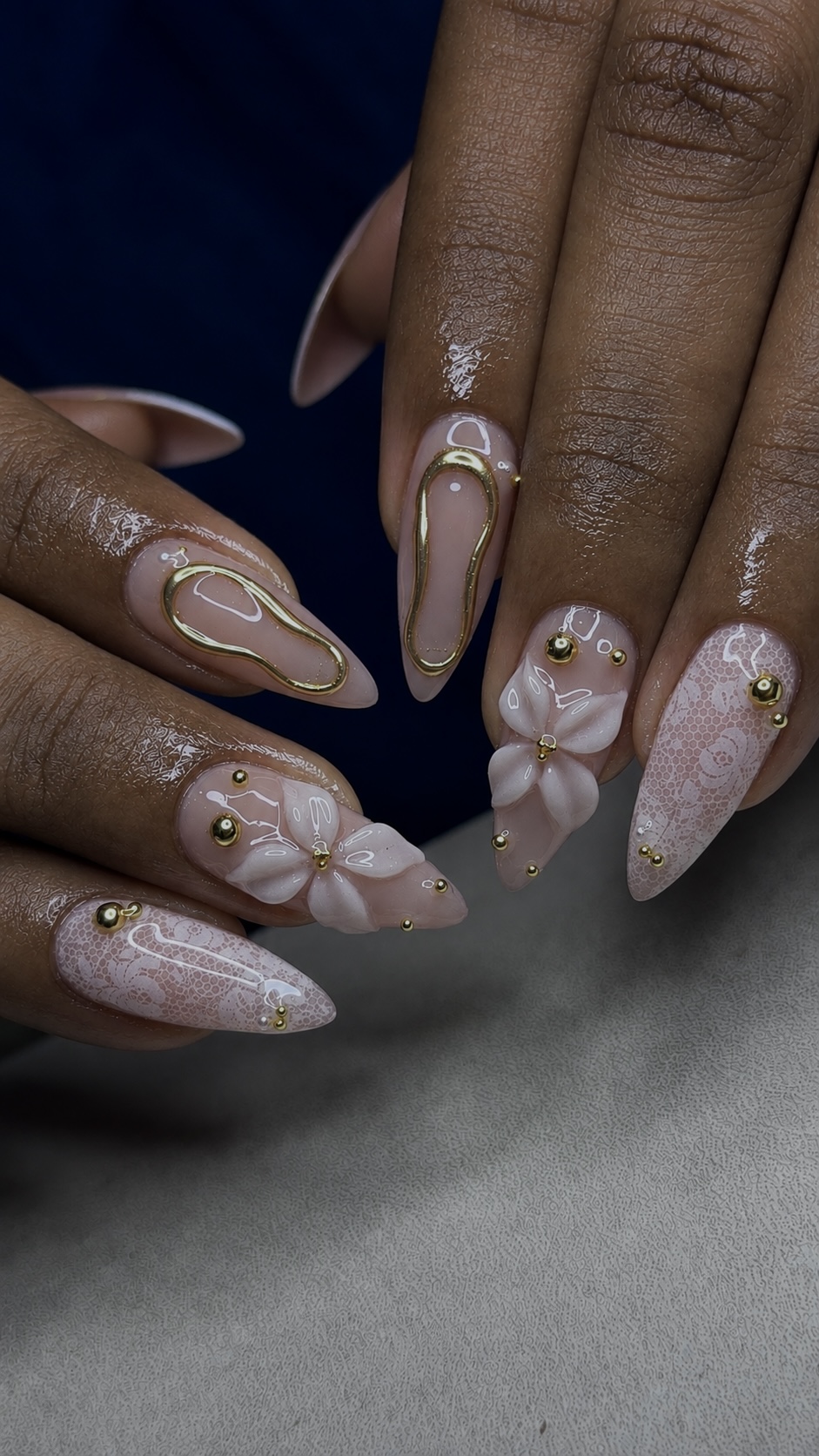 Maximalist nail art