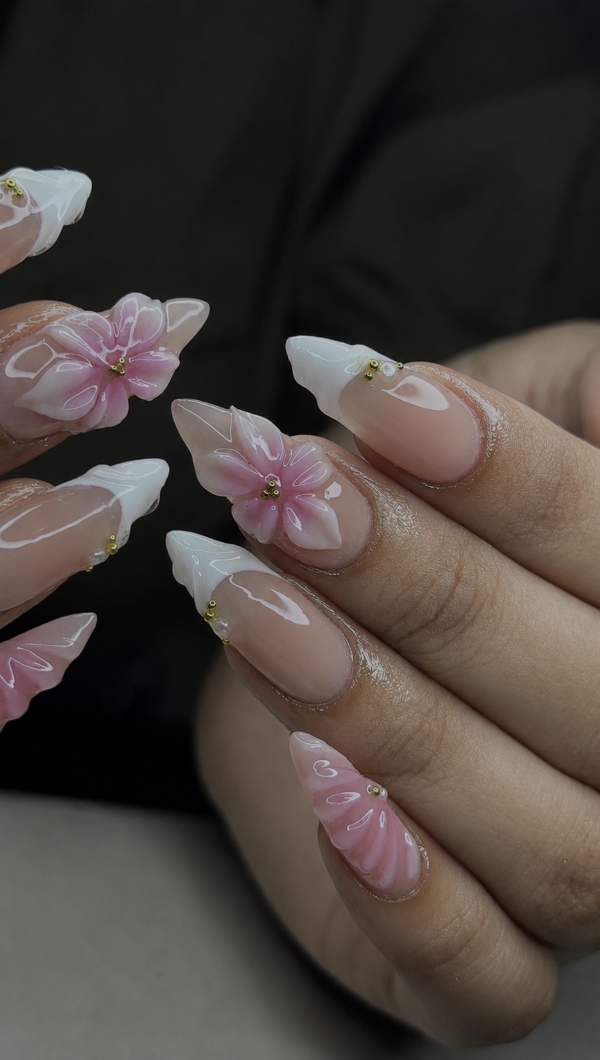 Maximalist nail art