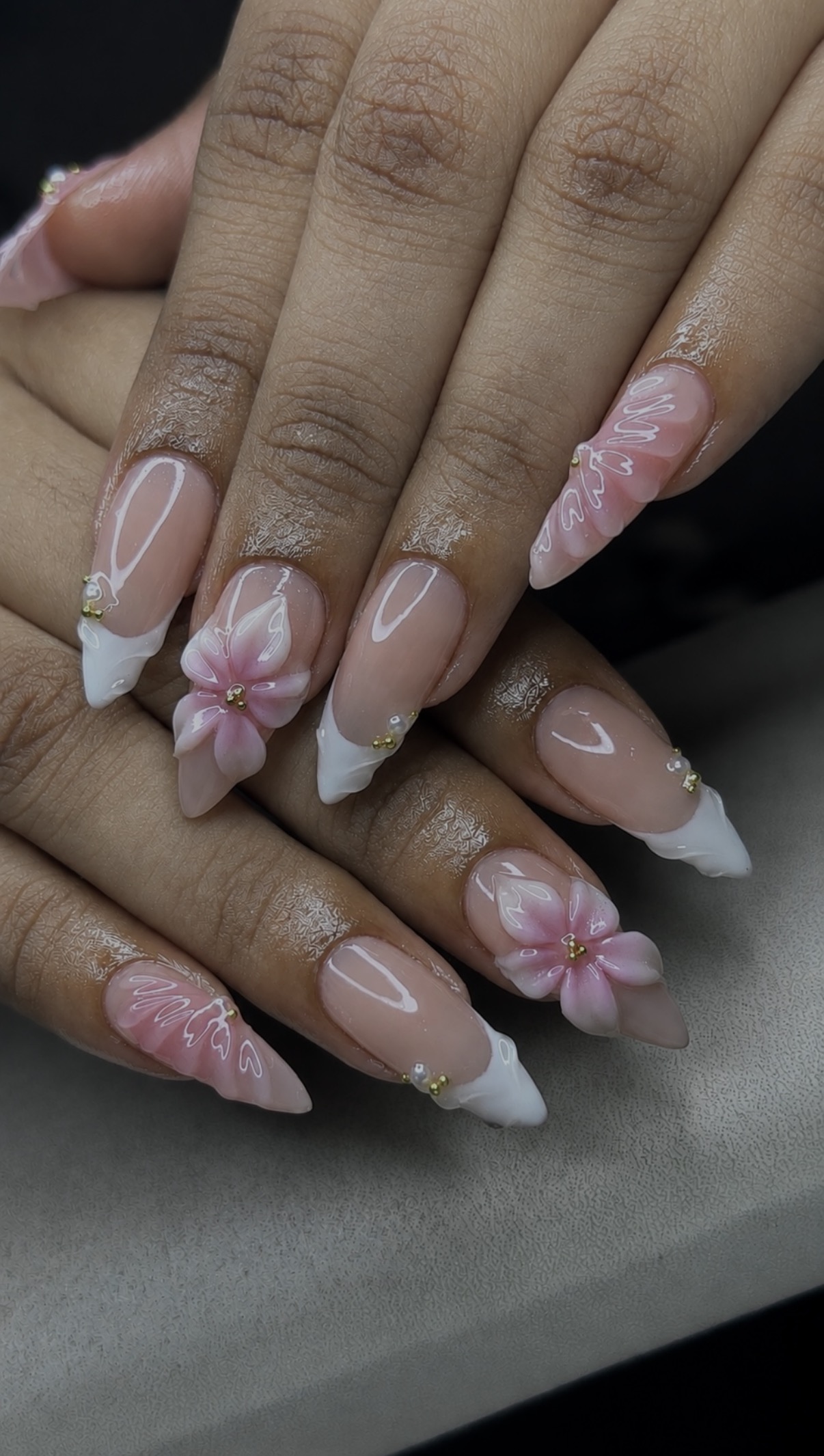 Maximalist nail art