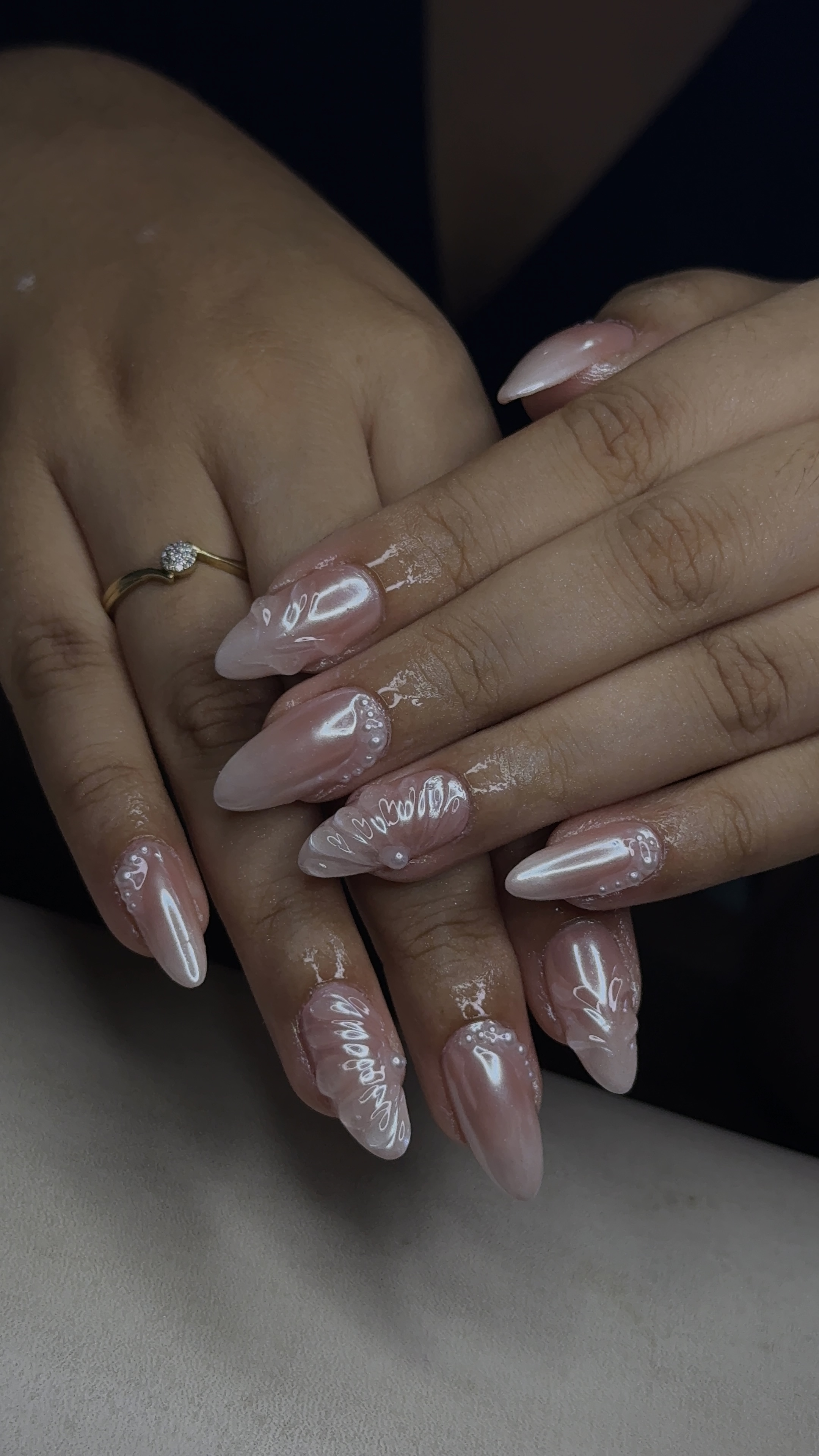 Maximalist nail art